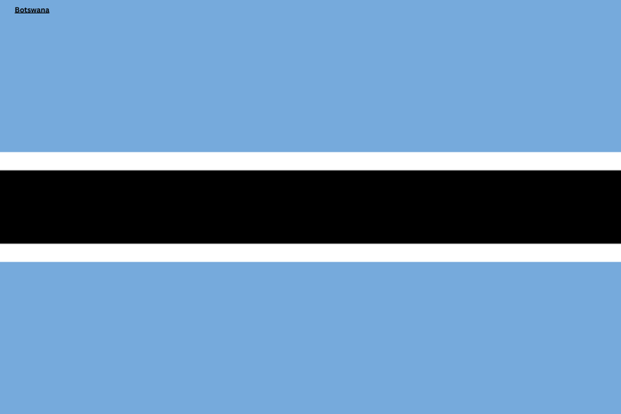 Botswana Flag